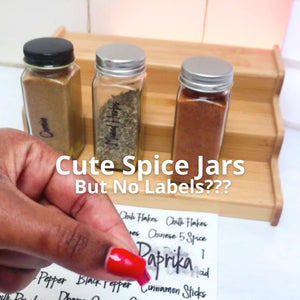 Ready to Stick Spice Labels | 71 Spices-tidy.co.ke