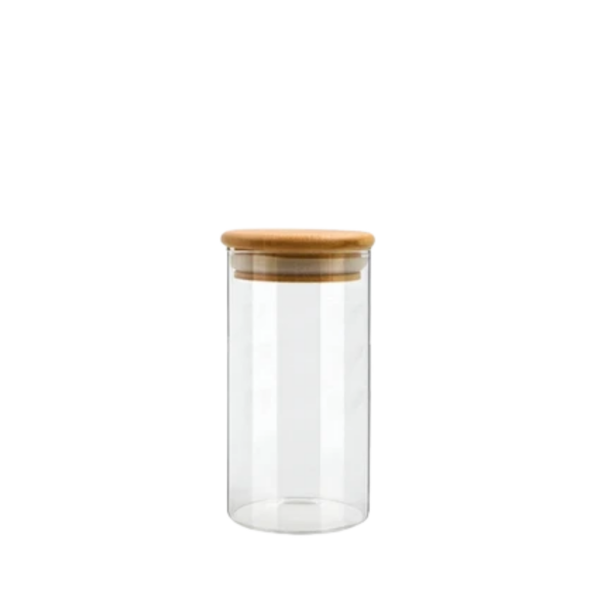 Glass Jar 1L Bamboo-tidy.co.ke